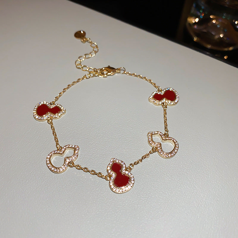 Zircon Flower Crystal Beaded Bracelet - view 12