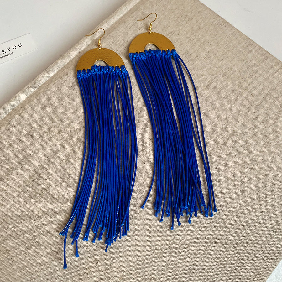 Klein Blue Butterfly Geometric Stud Earrings - view 4