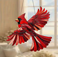 Hot selling beautiful bird acrylic living room courtyard pendant holiday scene decoration pendant gift