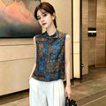 Summer New Chinese Fashion Jacquard Frog Button Shirt
