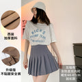 Spring-Summer School Slimming High Waist Plaid Skirt + Pleated Skirt + Short Skirt