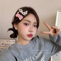 limited time discount cute cartoon puppy hair clip high-end female forehead side bangs broken hair d