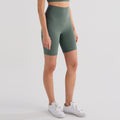 brushed five-point lulu yoga pants for women without embarrassing lines, high-waisted outdoor cyclin