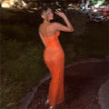 Sexy Lace Sheer Bodycon Dress - Bandeau Style Slim Fit Summer Dress Women