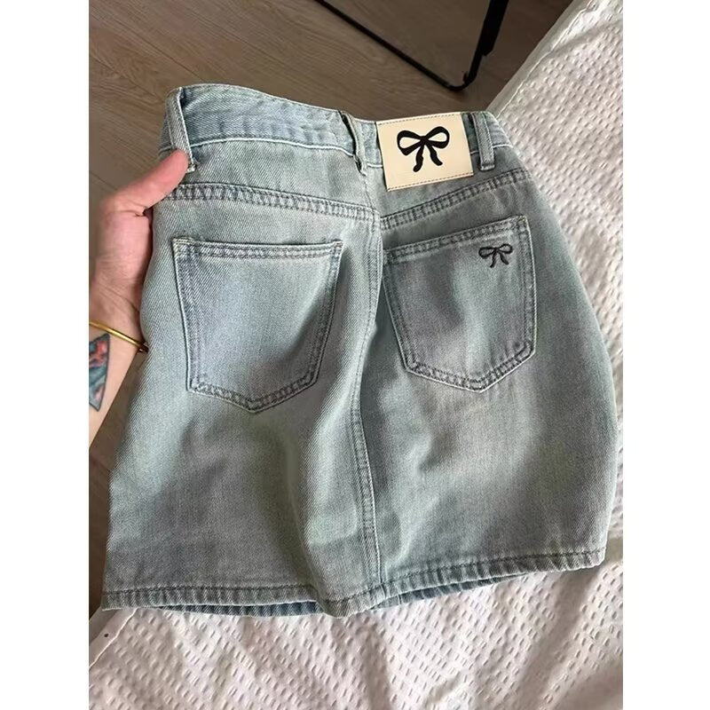 Summer Trendy Slimming High Waist Skirt + Short Skirt