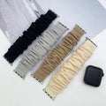 Fits Apple watch1-8 Third Gen Knit Apple Band Simple Fresh Hair Tie Stretch Apple Band