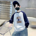 Boys' Long Sleeve Letter Hoodie