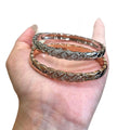Overseas New Small Scent Diamond Grid Bangle Women Light Luxury Wide Fit Fashionable Elegant Hand Jewelry Premium Starry Sky Bracelet