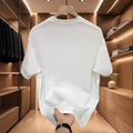 Unisex Casual Cotton T-Shirt - Streetwear Oversized Round Neck Short Sleeve Top