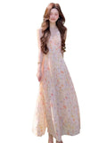 Women's Summer French Elegant Floral Dress + Camisole + Skirt 2026 - As Pictured