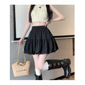 Summer Slimming High Waist Polka Dot Floral Elastic Skirt