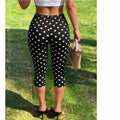 Spring-Summer Fashion Slimming High Waist Polka Dot Pants