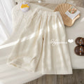 Girls' Solid Straight Pants - Simple Versatile
