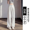 Summer Retro Tencel High Waist Lightweight Loose Wide Leg Pants