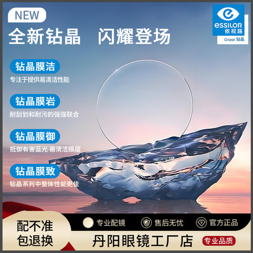 YI Vision Road Lens A4 Anti-Blue Non Spherical Lens Stone Lens Gift Ultra Thin Resin Prescription Glasses Lens Clean With Glasses