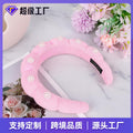 EU/US Import Sponge High Crown Twist Headband Hand Wrist Strap Wool Scarf Fleece Cloud Head Headband Women Face Wash Head Clasp Hair Accessory