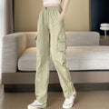 Summer Workwear Sporty High Waist Sun-Protection Lightweight Pants