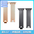 Fits Apple iwatch1-8 Third Gen Metal Fish Scale Chain Style Apple Band