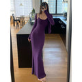 Two-Piece Mermaid Camisole Dress + Stretch Bodycon Skirt Set