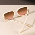 Fashionable Square Sunglasses UV-Proof New Overseas Western Trendy Versatile Influencer Style Premium Sunglasses
