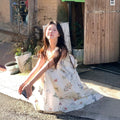 Women's Vacation Elegant Sleeveless Floral Loose Dress + Tank Top + Long Skirt 2026 - Floral Print