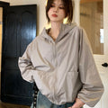 Women's Summer Korean Loose Sun-Protection Top + Cardigan + Jacket 2026 - Apricot