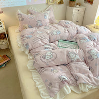 Lace Cake Cat / 3-Piece Flat Sheet - 150x200cm