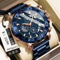 Swiss Brand Quartz Watch Waterproof Multifunction Glow Fashionable Mens Watch Live Export Bestseller Drop Ship