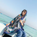 Women's Ethnic Shawl + Cape 2026 - Red