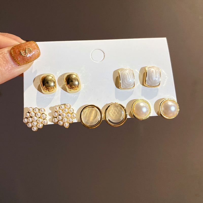 Freshwater Pearl Minimalist Stud Earrings - view 8