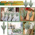 Overseas One Build Faux Pine Needle Xmas Snow Granules Pine Needle Wear Jewelry Craft Flower Insert Flower With Piece