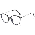 Light-Changing Prescription Glasses Overseas Blue-Light Glasses Fashionable Oval Round Bare Face Plano Influencer Prescription Sunglasses