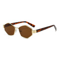 2025 New Import Triangle Sunglasses Western ins Influencer Geometric Polygon Glasses Personality Hip-Hop Sunglasses