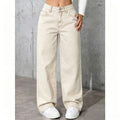High Waist Drapey Loose Straight Leg Wide Leg Pants + Pants