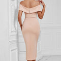Women's Off-Shoulder Sexy Elegant Socialite Evening Gown Party