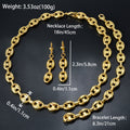 Overseas Bestseller Pig Nose Necklace Western Hip-Hop Trendy Fashionable Bestseller Necklace Bracelet Set Earrings Set