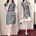 Fitted Slimming Professional Dress, Lady Elegant