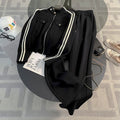 Fall Sporty Fashion Wide Leg Pants + Hoodie + Jacket 2-Piece Set