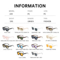 Wood Grain Leg Square Women Sunglasses Premium New Contrast Vintage Sunglasses Men Bare Face Stud Sunshade Glasses