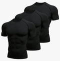 european size tight-fitting long-sleeved men's sports running sports training basketball bottoming t
