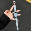 Fits Huawei watchgt4 Watch Band New gt7 Real Leather Stud Denim gt5 / 6 Women Premium Wrist Strap