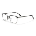 Beesfen Glasses X15115 Browline Formal Prescription Glasses Frame Men Long Wall Leg Ultra-Light Pure Titanium Frame Wholesale
