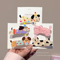 limited time discount cute cartoon puppy hair clip high-end female forehead side bangs broken hair d