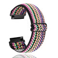 For fitbit versa1 / 2 Stretch Band Nylon Watch Band Adjustable 20 / 22mm Woven Wrist Strap