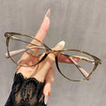 Anti-Blue-Light Reading Glasses Korean Style Shanghai Ultra-Light Cat-Eye Small-Frame Older Adults One Face-Slimming Frame Reading Glasses