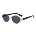 2025 New Import Triangle Sunglasses Western ins Influencer Geometric Polygon Glasses Personality Hip-Hop Sunglasses
