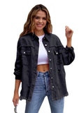 Women's Long Sleeve Mid-Length Long Jacket 2026 | Trendy Jacket - Orange