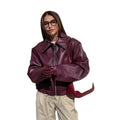 Women's Fall-Winter Fashion Loose Jacket + Coat 2026 | Trendy Jacket - Wine Red