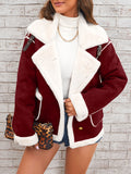 Women's Fall-Winter Fashion Wool Lapel Collar Jacket 2026 | Trendy Jacket - Dark Gray
