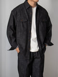 Nengmeng American Retro Double Pocket Work Shirt